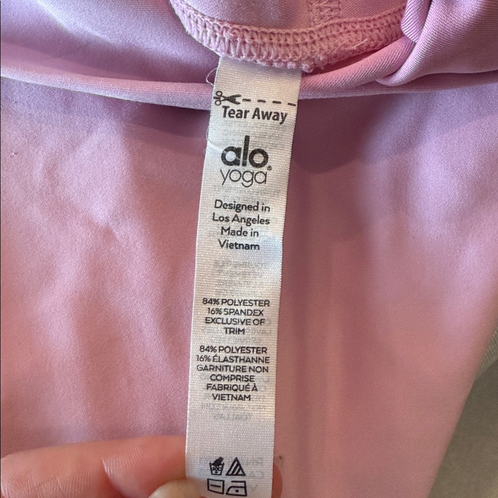 ALO 7/8 High Waist Airlift Legging Medium Sweet Pink Limited Edition Color - Picture 9 of 13